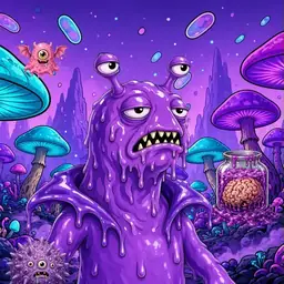 Oozlings #2741, Slug · Fungus Forest