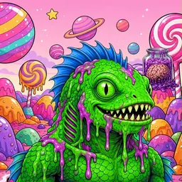 Oozlings #2748, Mutated Swamp Fish · Candy Planet