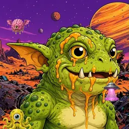 Oozlings #2752, Toad Goblin · Ship Junkyard