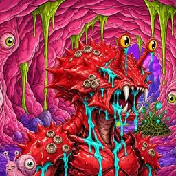 Oozlings #2758, Crab · Flesh Cave