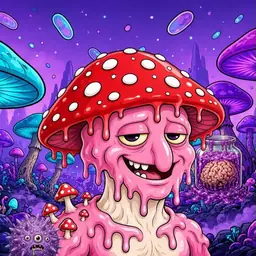 Oozlings #2761, Mushroom Head · Fungus Forest