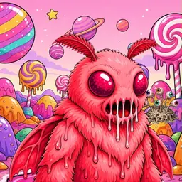 Oozlings #2766, Mutated Mutant Moth · Candy Planet