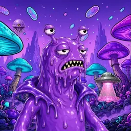 Oozlings #2770, Slug · Fungus Forest
