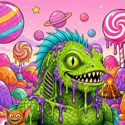 Oozlings #2777, Swamp Fish · Candy Planet
