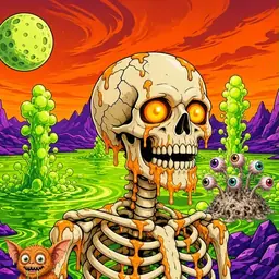 Oozlings #2779, Skull · Acid Lake