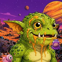 Oozlings #2792, Toad Goblin · Ship Junkyard