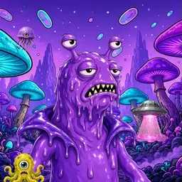 Oozlings #2801, Slug · Fungus Forest