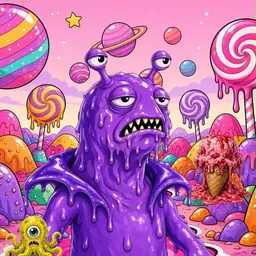 Oozlings #2812, Slug · Candy Planet