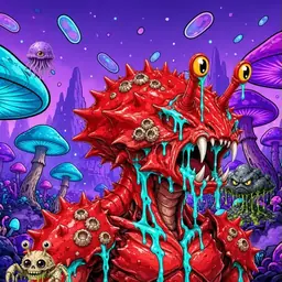 Oozlings #2821, Crab · Fungus Forest