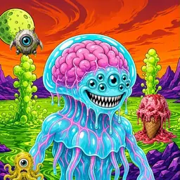 Oozlings #2824, Jellyfish Brain · Acid Lake