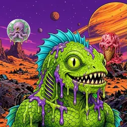 Oozlings #2860, Swamp Fish · Ship Junkyard
