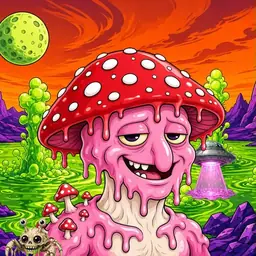 Oozlings #2864, Mushroom Head · Acid Lake