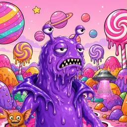 Oozlings #2879, Slug · Candy Planet