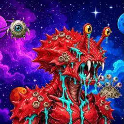 Oozlings #2891, Crab · Void Nebula
