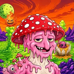 Oozlings #2923, Mushroom Head · Acid Lake