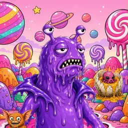 Oozlings #2926, Slug · Candy Planet