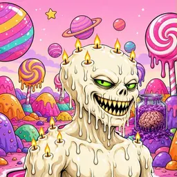 Oozlings #2946, Candle Wax · Candy Planet