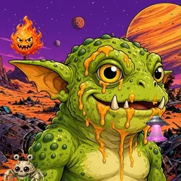 Oozlings #2967, Toad Goblin · Ship Junkyard