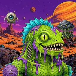 Oozlings #2978, Swamp Fish · Ship Junkyard