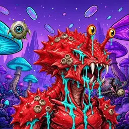 Oozlings #2985, Crab · Fungus Forest