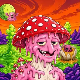 Oozlings #3008, Mushroom Head · Acid Lake