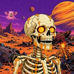 Oozlings #3038, Skull · Ship Junkyard