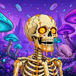 Oozlings #3046, Skull · Fungus Forest