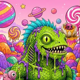 Oozlings #3065, Swamp Fish · Candy Planet