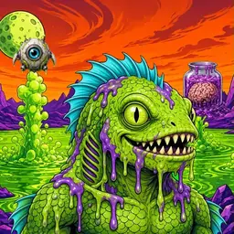 Oozlings #3081, Swamp Fish · Acid Lake