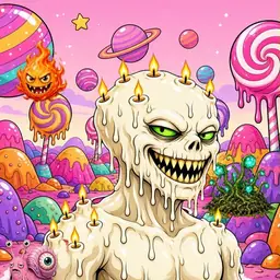 Oozlings #3126, Candle Wax · Candy Planet