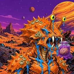 Oozlings #3165, Mutated Crab · Ship Junkyard