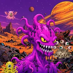 Oozlings #3166, Squid · Ship Junkyard