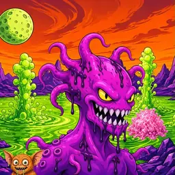 Oozlings #322, Squid · Acid Lake