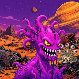 Oozlings #3227, Squid · Ship Junkyard