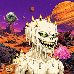 Oozlings #3271, Candle Wax · Ship Junkyard