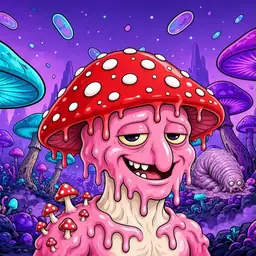 Oozlings #3277, Mushroom Head · Fungus Forest