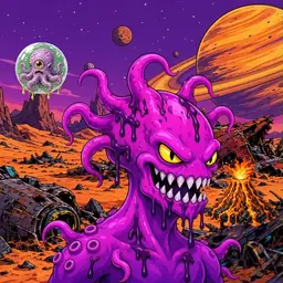 Oozlings #3288, Squid · Ship Junkyard