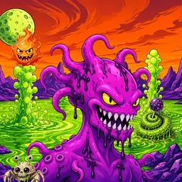 Oozlings #3303, Squid · Acid Lake