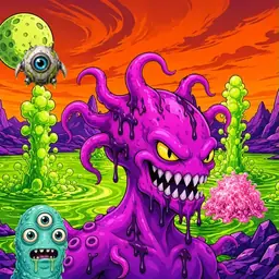 Oozlings #3339, Squid · Acid Lake