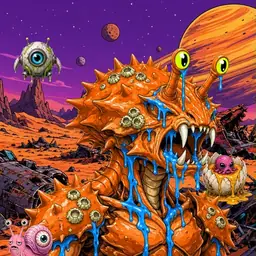 Oozlings #3354, Mutated Crab · Ship Junkyard