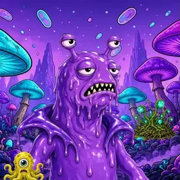 Oozlings #3355, Slug · Fungus Forest