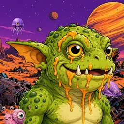 Oozlings #3374, Toad Goblin · Ship Junkyard