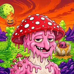 Oozlings #3379, Mushroom Head · Acid Lake