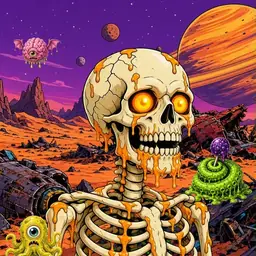 Oozlings #3380, Skull · Ship Junkyard