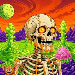 Oozlings #3387, Skull · Acid Lake