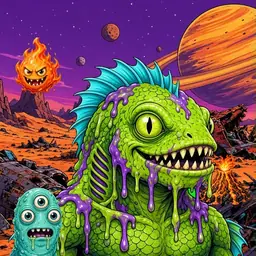 Oozlings #3397, Swamp Fish · Ship Junkyard