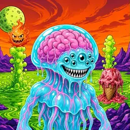 Oozlings #3408, Jellyfish Brain · Acid Lake