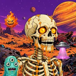 Oozlings #3409, Skull · Ship Junkyard