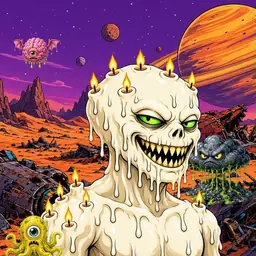 Oozlings #3426, Candle Wax · Ship Junkyard