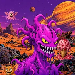 Oozlings #3429, Squid · Ship Junkyard